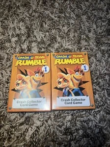 Crash Team Rumble - Box 1 - Crash Collector Card Game - 2023 - Lot Of 2 - Picture 1 of 4