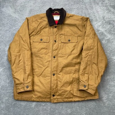 Куртка мужская Old Navy XXL коричневая Chore Coat универсальная полевая сарай вельветовая рабочая с подкладкой - Изображение 1 из 4