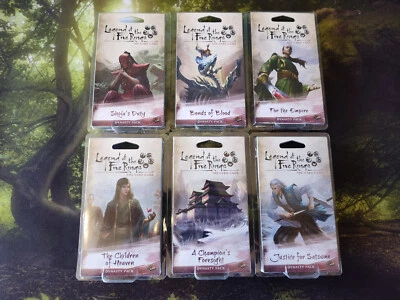 Legend of the Five Rings LCG - Juego completo de ciclo de herencia - Juegos de vuelo de fantasía Foto 1 de 2