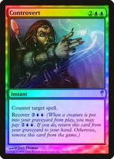 Controvert FOIL Coldsnap NM Blue Uncommon MAGIC THE GATHERING CARD ABUGames
