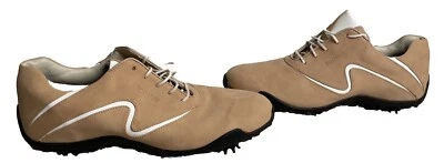 Туфли для гольфа Footjoy Lopro с шипами замшевые женские размер 10 М / мужские размер 8 - Изображение 1 из 4