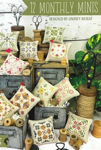 12 Monthly Minis Booklet~Primrose Cottage Stitches - Picture 1 of 1