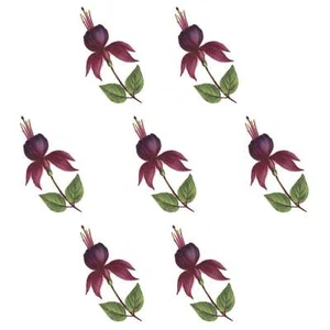 Calcomanías de cerámica esmaltada fucsia Mrs Popple Bits - Imagen 1 de 2