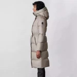 Mackage Ishani Women’s Long Jacket In Champagne Size Small Brand New With Tags - Picture 1 of 9
