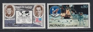 MONACO First Man on the Moon MNH set - Picture 1 of 1