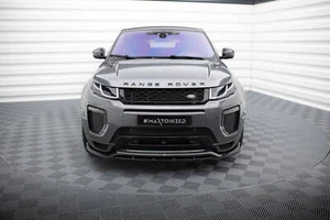 Enfoque frontal para Land Rover Range Rover Evoque Mk1 Facelift negro labio del alerón - Imagen 1 de 7