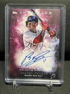 Rafael Devers 2018 Topps Inception Magenta Autograph Auto Rookie RC /99 - Picture 1 of 2