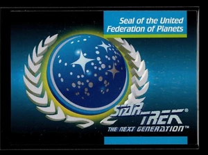#77 Seal of the Unite (BASE) 1992 Impel Star Trek the Next Generation (EX)(OTH) - Picture 1 of 2