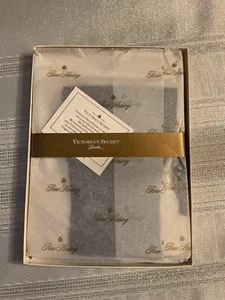 3 Vintage Victoria’s Secret Stretch Cantrece Stockings Off Black Thigh High Sm - Picture 1 of 5