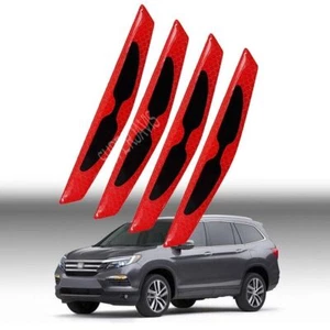 Carbon Fiber Anti-collision Strip Warning Decorative Sticker For Honda Pilot - Picture 1 of 16