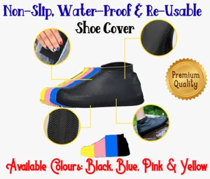 COVER ANTISCIVOLO IN SILICONE IMPERMEABILE E RIUTILIZZABILE PER TUTTI I TIPI DI SCARPE DA CICLISMO - Foto 1 di 20