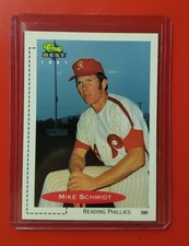 Mike Schmidt 1991 Classic Best Minor League Card #1 Reading Phillies HOF SHARP!