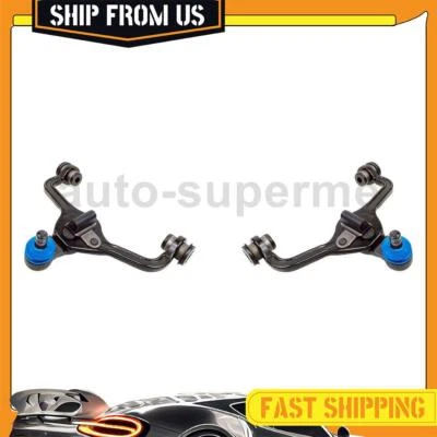For 1995-2002 Mercury Grand Marquis 4.6L Front Upper Complete Control Arm 2PCS - Image 1 of 4