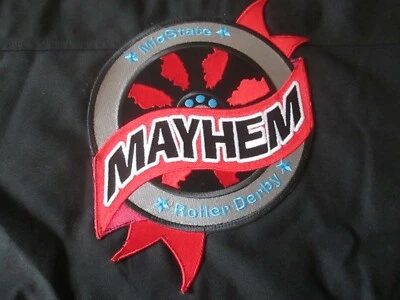 WEARGUARD Personalized ROLLER DERBY Work Jacket Black 2XL - Team Midstate Mayhem — 第 1/4 张图片