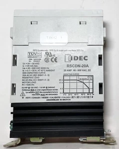 Relé de estado sólido IDEC RSCDN-20A bobina de 4-32VDC 20A 48-600 VAC - Imagen 1 de 8