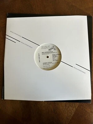 Rick Springfield “Human Touch” LP/RCA 12" Single (EX) White Label Promo 1983 (2) - Image 1 of 4