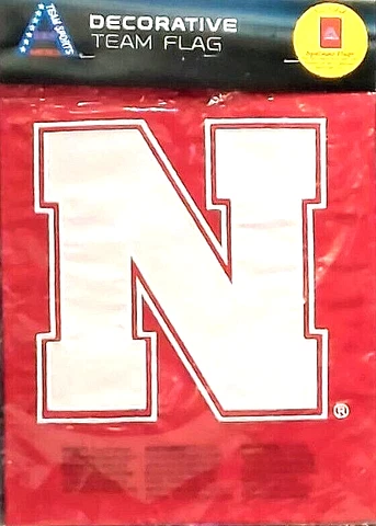 Nebraska Cornhuskers Decorative Embellished Team Garden Flag New Evergreen Cover