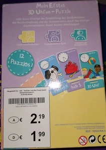 Mein Erstes 3d Uhren Puzzle - Bild 1 von 2