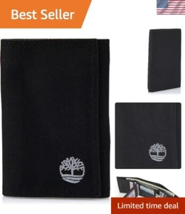 Stylish Men's Nylon Trifold Wallet with 13 Card Pockets - Lightweight Design - Picture 1 of 9
