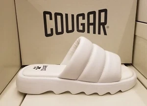 Cougar Julep White Leather Sandals for Women New in Box - Picture 1 of 6