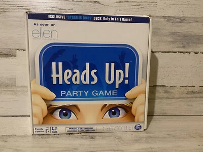 Heads Up! Party Game Ellen Degeneres Board Game Spin Master 2013 - Image 1 of 4