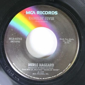 Merle Haggard - Ramblin' Fever / When My Blue Mon Turns To Gold Again VG+ F11 - Picture 1 of 1
