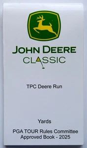 John Deere TPC Deere Run PGA Tour Rules Yardage Book 2025 Tour Sherpa - Picture 1 of 3