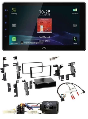 JVC DAB Lenkrad Bluetooth USB Autoradio für Nissan Cube ab 2009 Frontier ab 2013 - Bild 1 von 4