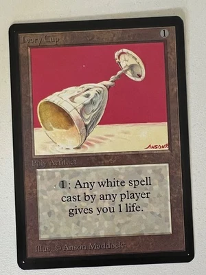 Magic the Gathering MTG Beta Ivory Cup NM  (Beta Bob) - Image 1 of 2