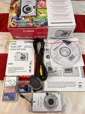 Canon Powershot S400 Digital Elph Camera - Image 1 of 4