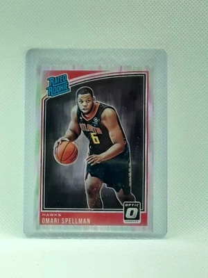 Omari Spellman 2018-19 Donruss Optic Rated Rookie #196 SHOCK - Atlanta Hawks - Image 1 of 2