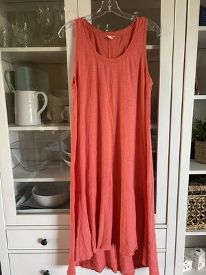 Caslon Coral Sleeveless Dress M - image 1 of 4