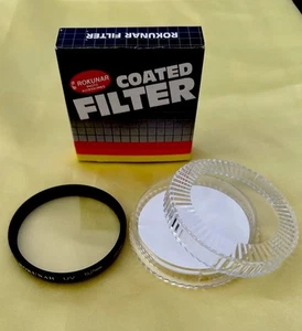 ROKUNAR Coated 52mm UV Filter With Box And Case EXCELLENT CONDITION NICE!!! - Picture 1 of 7