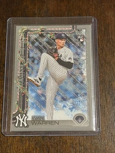 2025 Topps Holiday Baseball Grey Glitter Will Warren Rookie Card - Bild 1 von 3