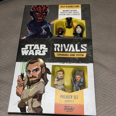 Funko Star Wars Rivals Series 2 Premier Set Maul, Baylon, Qui-Gon Jinn, Ahsoka  - Imagem 1 de 2