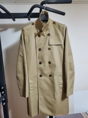 [52] Dior Homme SS07 Beige Trench Coat - Image 1 of 4