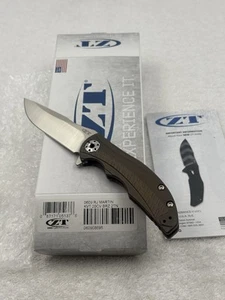 Zero Tolerance ZT0609 RJ Martin Designed Flipper Knife NIB Made USA Discontinued - Picture 1 of 22