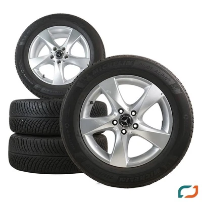 Original Mercedes V-Klasse Vito Winterräder Winterreifen 17 Zoll 235/55 R17 103V - Bild 1 von 4