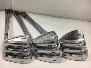 SRIXON I-404 Eisensatz 4-PW-AW-SW 9-teilig Stahlschaft Steif RH Japan Golfschläger Gut - Bild 1 von 4