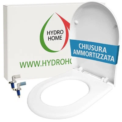 Copriwater Clodia Dolomite termoindurente bianco Soft Close - Immagine 1 di 4