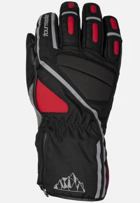Tourmaster Mid-Tex Womens Textile Motorcycle Gloves Red 8425020175 - Image 1 of 2