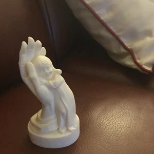 Entzückende Parian Ware Figur Hand Wiege Kind - Bild 1 von 6