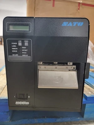 SATO M-84PRO Industrial Thermal Transfer Barcode Label Printer Parallel TESTED - Image 1 of 4