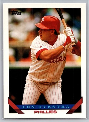 1993 Topps - Lenny Dykstra #740 - Image 1 of 2