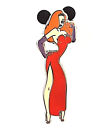 Disneyland Jessica Rabbit Cartoon Woman Official Trading Pin 2002 Sexy Red Dress