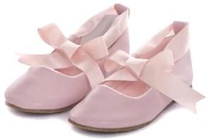 KINDERTRAUM ROSA BALLERINA BAND KRAWATTE GUMMISOHLE SCHUHE KLEINES MÄDCHEN GRÖSSE 10 - Bild 1 von 1