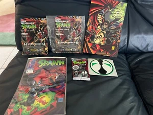 Hot Wheels Todd McFarlane Spawn AUTOGRAPHED Al Simmons LOT Spawnmobile - Picture 1 of 4