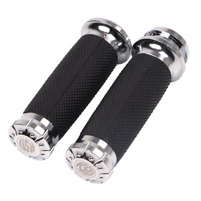 RSD 1" Electronic Throttle Handle Bar Hand Grips For Harley Road King FLHR CVO Foto 1 de 4