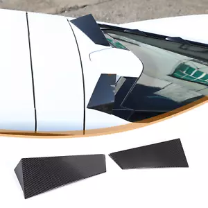 Embellecedor de alerón para parabrisas trasero de coche para Corvette C8 Coupe Z51 2020-2024 ABS carbono - Imagen 1 de 12