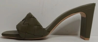 ¡¡NUEVO!! Delicious Sandalias Mules Verde Tacones 3" Talla 8M US 38M EUR Foto 1 de 3